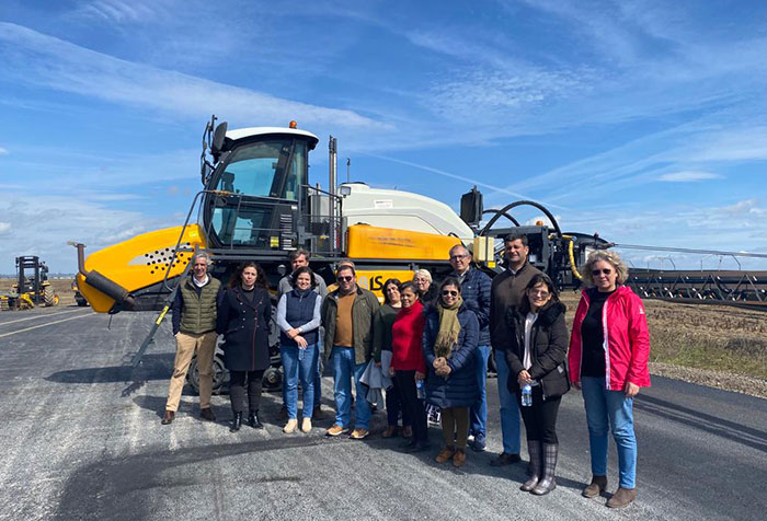 DRAPLVT visita exploração da Sociedade Agrícola da Herdade do Caldas